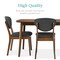 Best Choice Products 5-Piece Compact Wooden Mid-Century Modern Dining Set w/ 4 Chairs, Padded Seat & Back